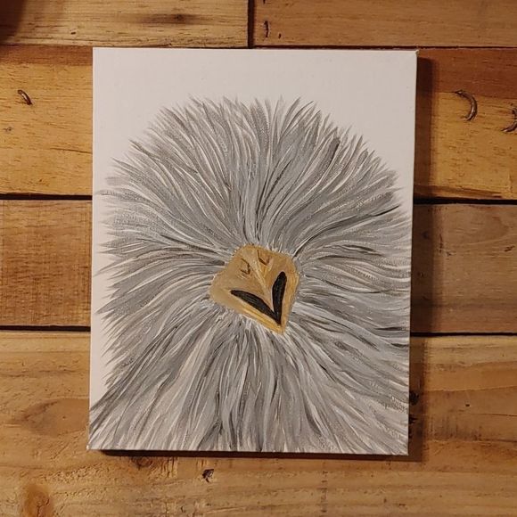 Silkie chicken painting  Help support my chicken farm 🚜 - Picture 3 of 7